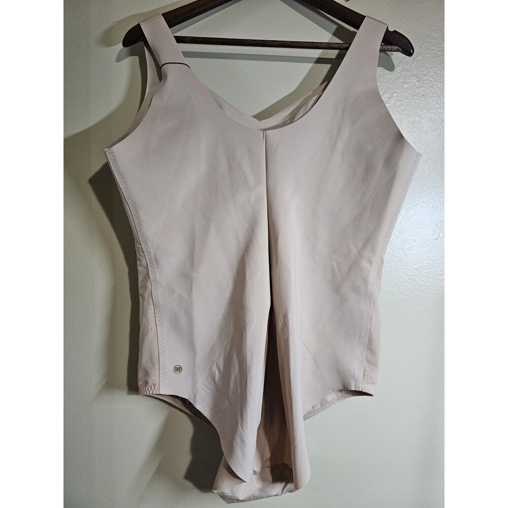 Honeylove LiftWear Tank Bodysuit Shapewear Beige 3X Plus Firm Wireless - Picture 7 of 10